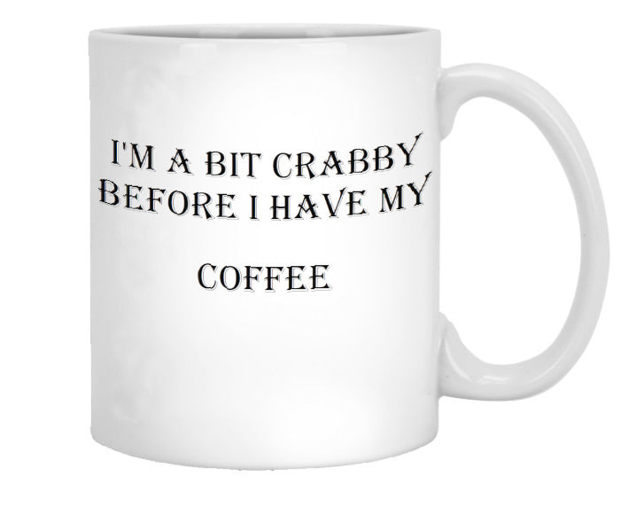 11oz White Mug - Crabby 1