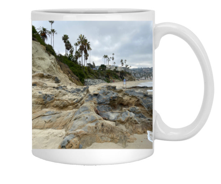 11oz White Mug - Wrap-around Oceanview 2