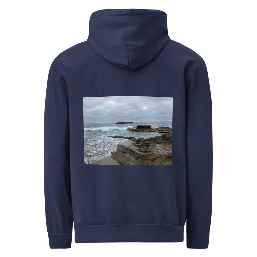 Unisex garment-dyed hoodie