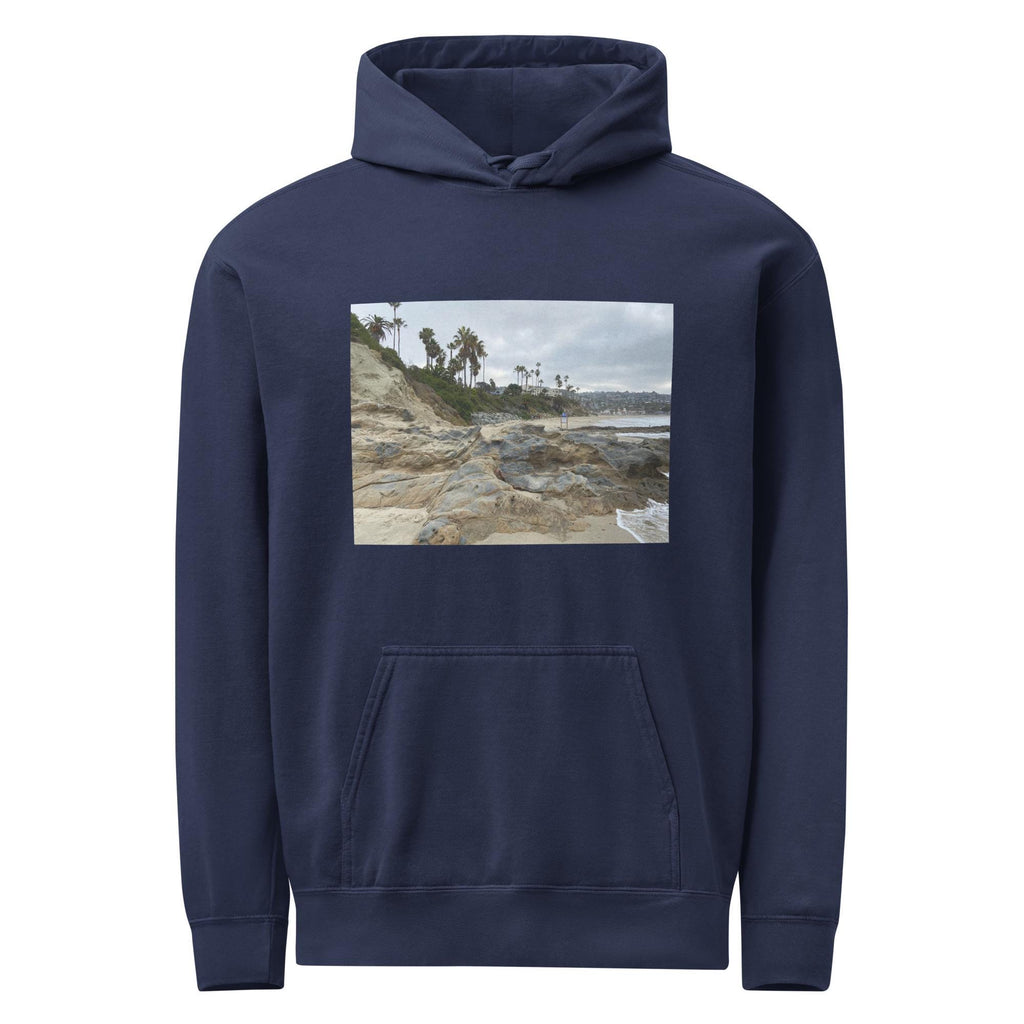 Unisex garment-dyed hoodie